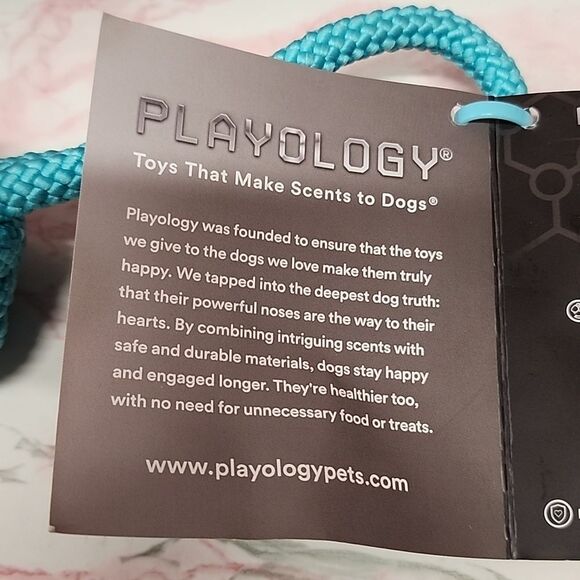 PLAYOLOGY Toys That Makes Scents To Dogs 1 Small  KNOTTED ROPE Chew NIP - Picture 5 of 5